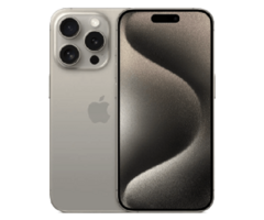 Refurbished Apple Apple iPhone 15 Pro 128GB Titanium Zilver - Refurbished Zo Goed Als Nieuw