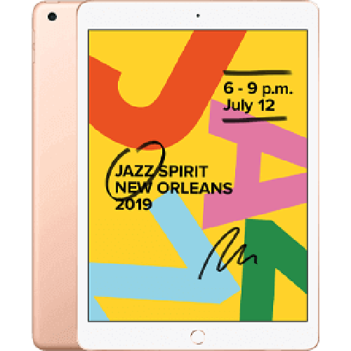 Refurbished Apple Refurbished Apple iPad 2019 32GB Goud Wifi + 4G - Zo goed als nieuw