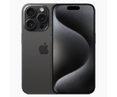 Refurbished Apple Apple iPhone 15 Pro 128GB Titanium Zwart - Refurbished Zo Goed Als Nieuw