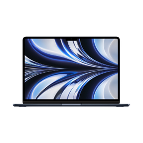 Refurbished Apple Refurbished Apple MacBook Air 13 inch M2 (2022) - 256GB - 8GB RAM - Middernacht - Zo goed als nieuw