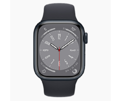 Refurbished Apple Refurbished Apple Watch Series 8 45mm 4G Zwart - Zo goed als nieuw