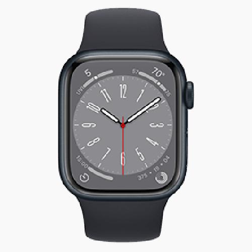 Refurbished Apple Refurbished Apple Watch Series 8 45mm 4G Zwart - Zo goed als nieuw