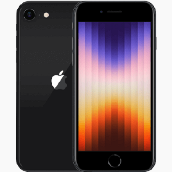 Refurbished Apple Apple iPhone SE (2022) 64GB Zwart - Refurbished Zo Goed Als Nieuw