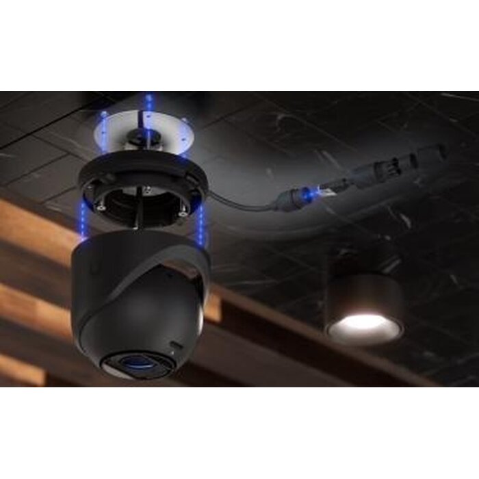 Ubiquiti Ubiquiti UniFi Protect G6 Pro Turret 4K PoE+ Beveiligingscamera - Zwart