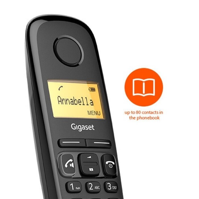 Gigaset Gigaset A270H Originele Bureaulader - Zwart (S30852-S2481-R101)