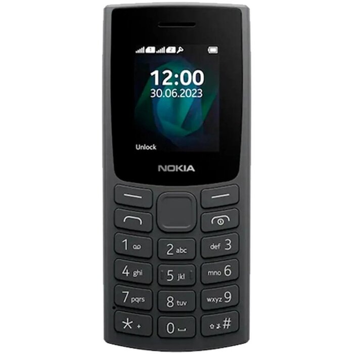 Nokia Nokia 105 4G (2024) Zwart - Mobiele Telefoon met VoLTE