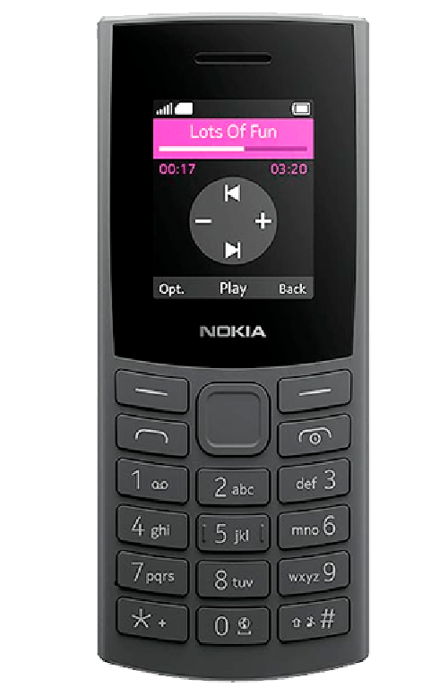 Nokia Nokia 105 4G (2024) Zwart - Mobiele Telefoon met VoLTE