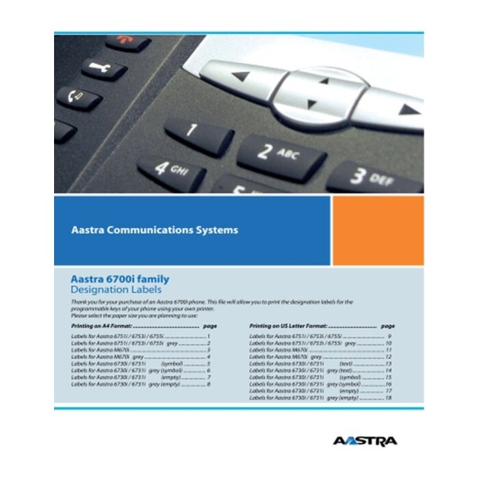 Mitel Mitel M680i Uitbreidingsmodule 16 Toetsen (80C00010AAA-A)