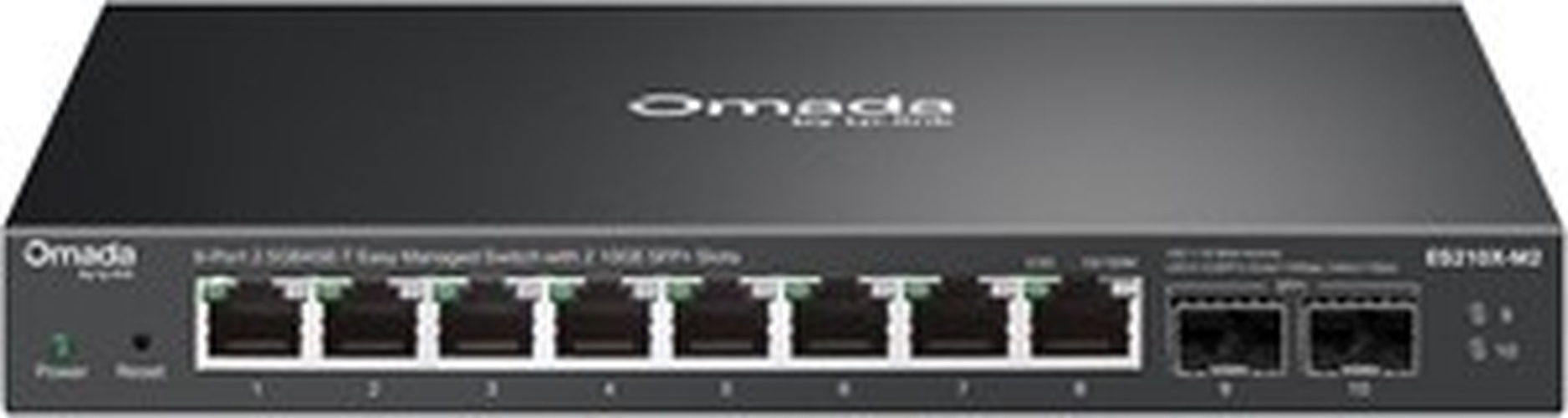 TP-Link TP-Link Omada ES210X-M2 L2+ Managed Switch met 8x 2.5G RJ45-poorten en 2x 10G SFP+