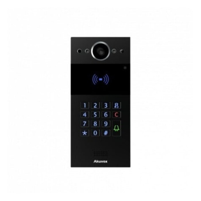 Akuvox Akuvox R20K Compacte SIP Intercom met Keypad - Zwart Opbouw (V3.0)