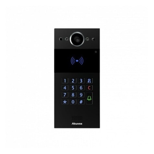 Akuvox Akuvox R20K Compacte SIP Intercom met Keypad - Zwart Opbouw (V3.0)