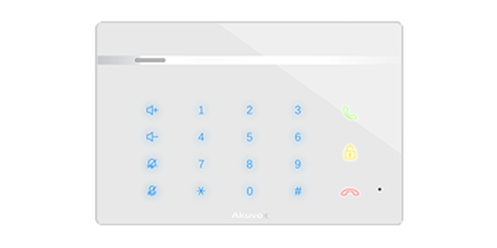 Akuvox Akuvox C313W-2 2-Draads SIP Intercom Binnenpost - Indoor Monitor - Linux - Wit