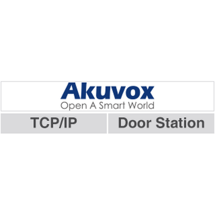 Akuvox Akuvox E12S V2.0 Zwart Opbouw SIP Video Intercom met 1080p Camera, PoE en App Beheer