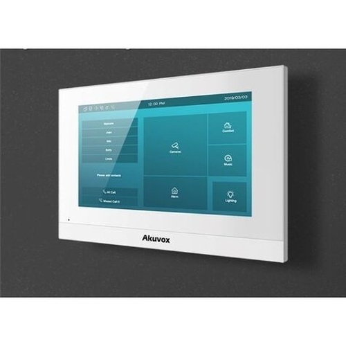 Akuvox Akuvox C313W-2 2-Draads SIP Intercom Binnenpost - Indoor Monitor - Linux - Wit