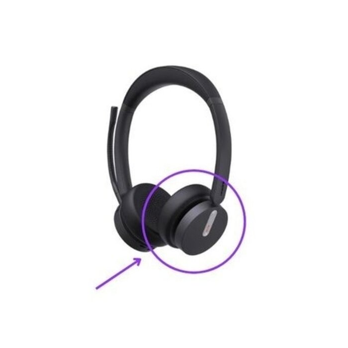 Yealink Yealink Vervangend Foam Oorkussen voor UH34 en YHS34 Headset - Zwart (1 Stuk)