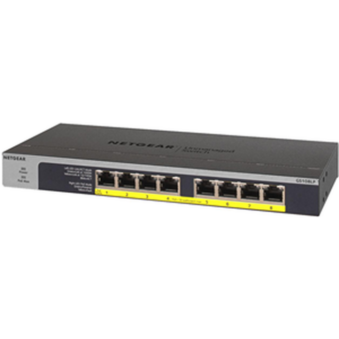 Netgear Netgear GS108LP 8-Poorts Unmanaged Gigabit PoE+ Switch (60W)