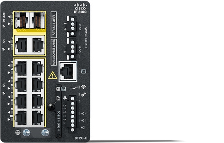 Cisco Cisco Catalyst IE3100 Industriële Switch (8x Gigabit, 2x Combo, Network Essentials) IE-3100-8T2C-E