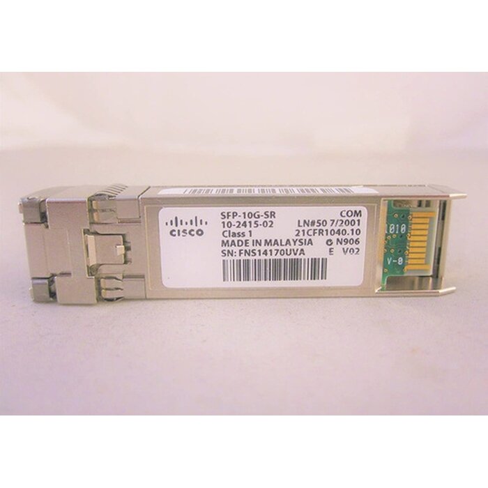 Cisco Cisco SFP-10G-SR 10GBASE-SR SFP+ Transceiver Module - Multimode 850nm