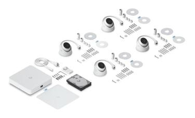 Ubiquiti Ubiquiti UniFi Protect NVR Instant Kit (incl. 4x G5 Turret Ultra & 1TB HDD)