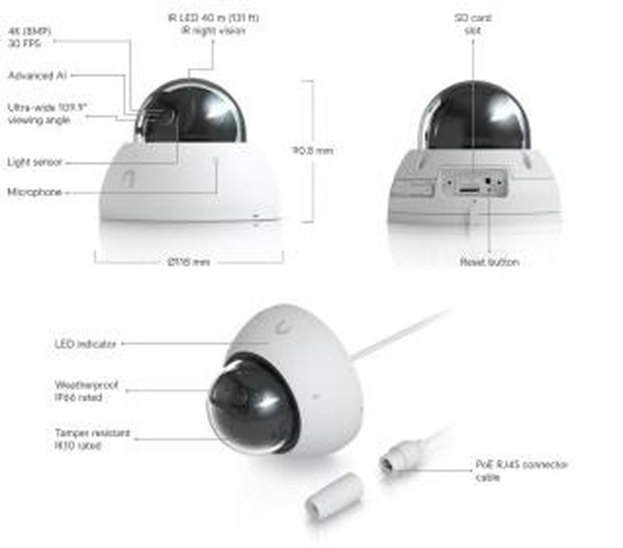 Ubiquiti Ubiquiti UniFi Protect AI Dome (Black)