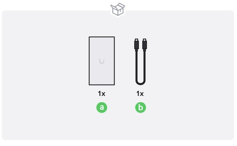 Ubiquiti Ubiquiti UniFi 10G Ethernet Adapter - USB-C naar RJ45