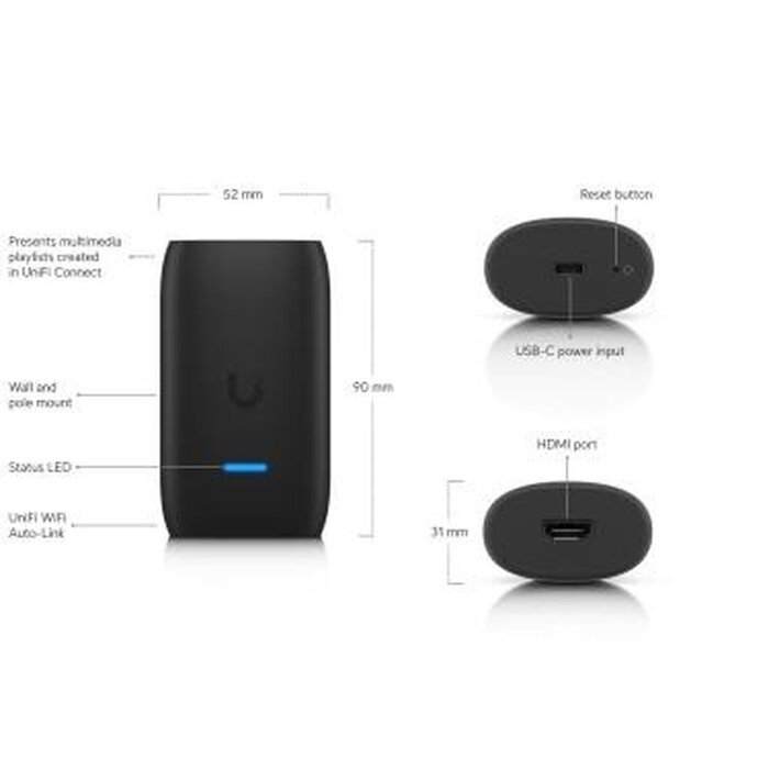 Ubiquiti Ubiquiti UniFi Display Cast Lite - HDMI Mediaspeler voor UniFi Connect