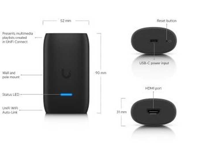 Ubiquiti Ubiquiti UniFi Display Cast Lite - HDMI Mediaspeler voor UniFi Connect