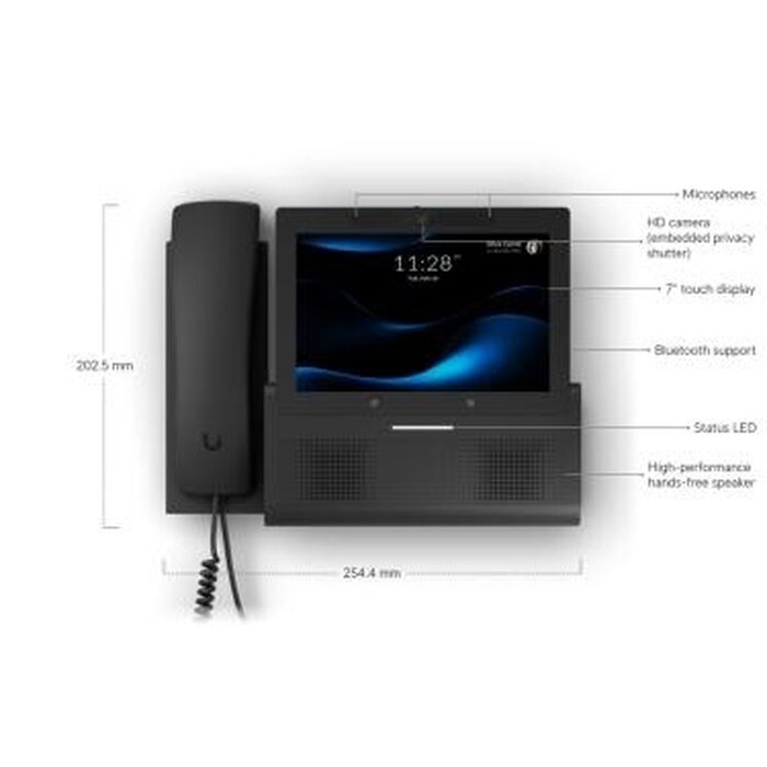 Ubiquiti Ubiquiti UniFi Talk Phone G3 Touch Wall - VoIP Touchscreen Telefoon