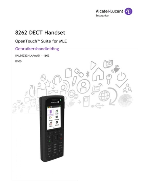 Alcatel-Lucent Alcatel-Lucent 8262 DECT Handset Accessories kit contains Belt cl