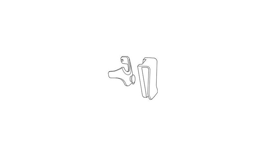 Alcatel-Lucent Alcatel-Lucent 82x4 DECT Handset spare belt clip with screws iden with screws identical as the one delivered with