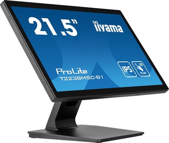 iiyama iiyama ProLite T2238MSC-B1 22" Touch Monitor - Full HD IPS - 10-punts Multi-touch