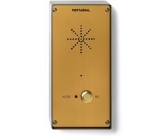 Portadial Portadial Portagold Intercom 1-knops Inbouw Messing