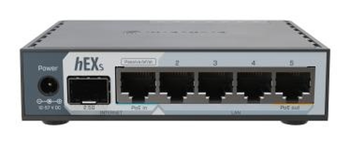 Mikrotik MikroTik hEX S (E60iUGS) 5-Poorts Gigabit Router met SFP