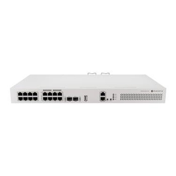Mikrotik MikroTik CRS418-8P-8G-2S+RM 16-Poorts PoE Switch met 2x 10G SFP+