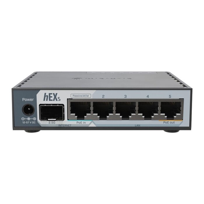 Mikrotik MikroTik hEX S (E60iUGS) 5-Poorts Gigabit Router met SFP