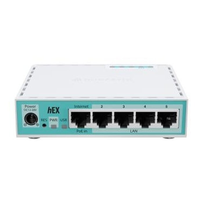Mikrotik MikroTik hEX E50UG Gigabit Router - 5-Poorts - Dual-Core ARM - 512MB