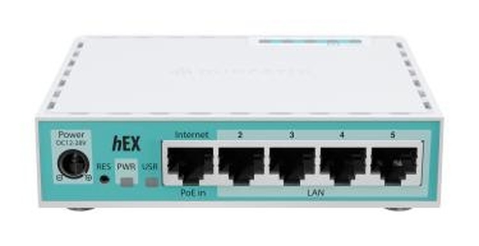 Mikrotik MikroTik hEX E50UG Gigabit Router - 5-Poorts - Dual-Core ARM - 512MB