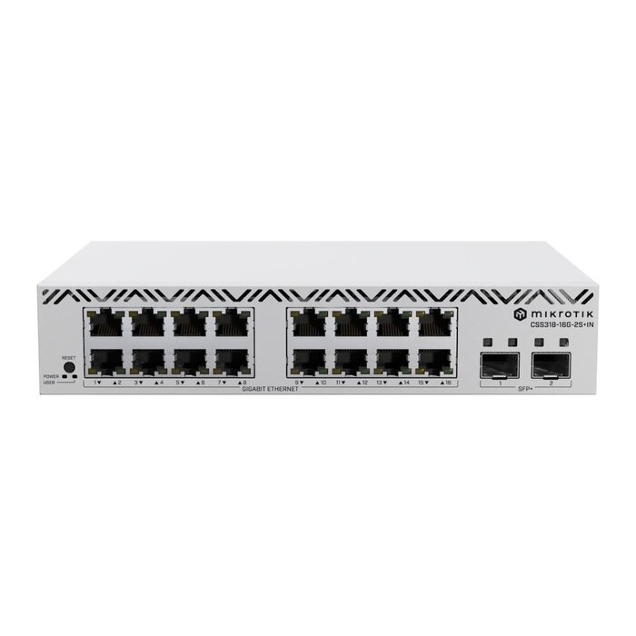 Mikrotik MikroTik CSS318-16G-2S+IN Cloud Smart Switch - 16x Gigabit & 2x 10G SFP+
