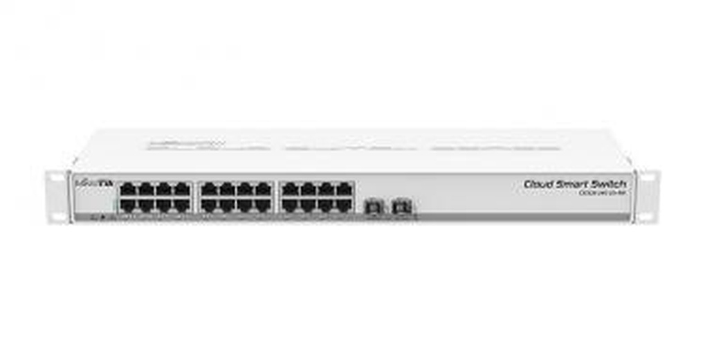 Mikrotik MikroTik CSS326-24G-2S+RM Cloud Smart Switch - 24x Gigabit, 2x 10G SFP+ Rackmount