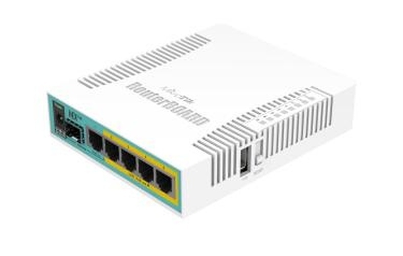 Mikrotik MikroTik hEX PoE (RB960PGS) Gigabit Router met PoE-Out