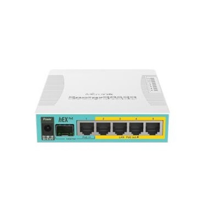 Mikrotik MikroTik hEX PoE (RB960PGS) Gigabit Router met PoE-Out