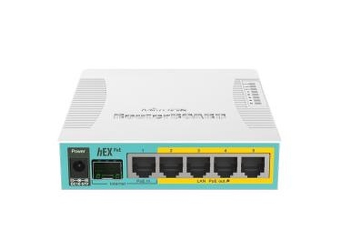 Mikrotik MikroTik hEX PoE (RB960PGS) Gigabit Router met PoE-Out