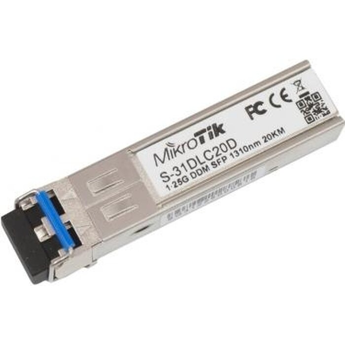 Mikrotik MikroTik S-31DLC20D SFP Module 1.25G Single-Mode 20km LC
