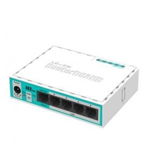 Mikrotik MikroTik hEX lite RB750r2 5-Poorts Ethernet Router