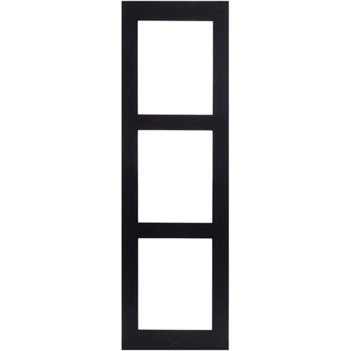 2N 2N IP Verso Opbouwframe 3 Modules - Zwart (9155023B)