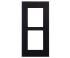 2N 2N IP Verso Inbouwframe voor 2 Modules - Zwart (9155012B)