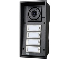 2N 2N IP Force IP Intercom - 4 Knoppen, HD Camera, 10W Speaker, IK10 & IP69K