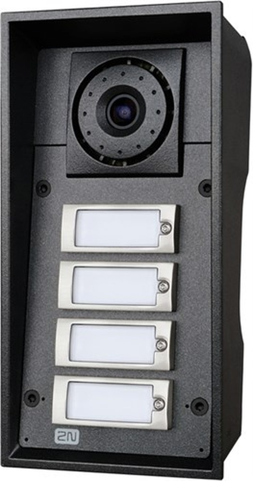 2N 2N IP Force IP Intercom - 4 Knoppen, HD Camera, 10W Speaker, IK10 & IP69K