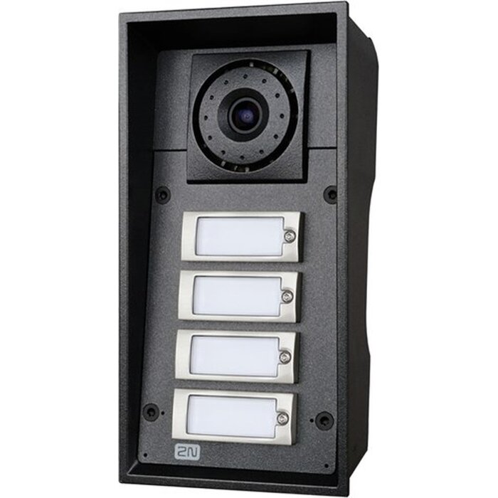 2N 2N IP Force IP Intercom - 4 Knoppen, HD Camera, 10W Speaker, IK10 & IP69K