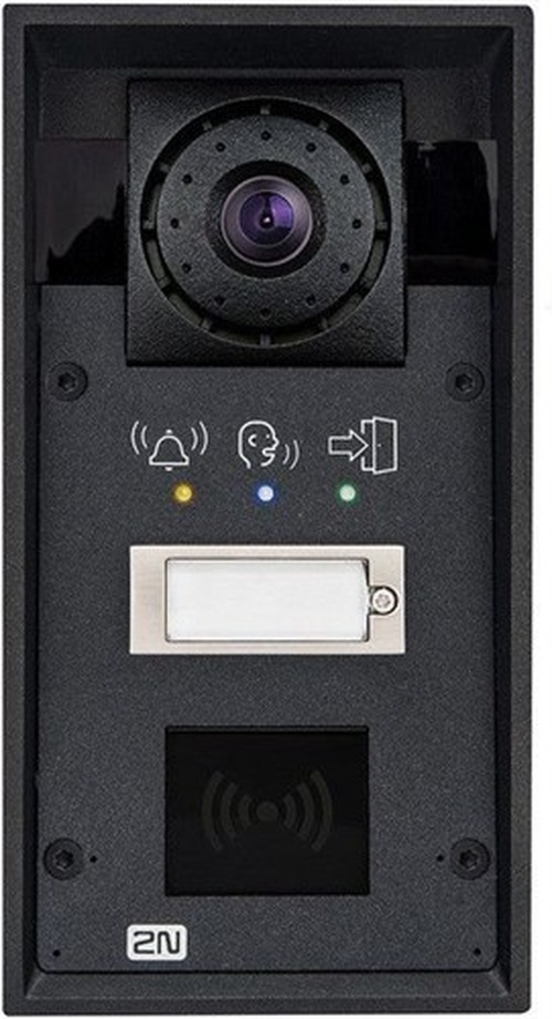 2N 2N IP Force Intercom 1 Knop HD-Camera Kaartlezer-ready (9151101chrpw)